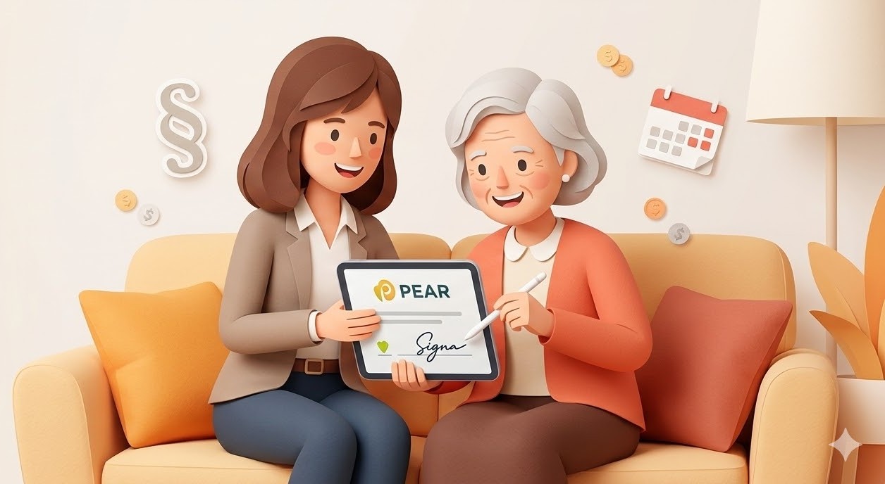 PEAR Alltagsbegleitung abrechnen